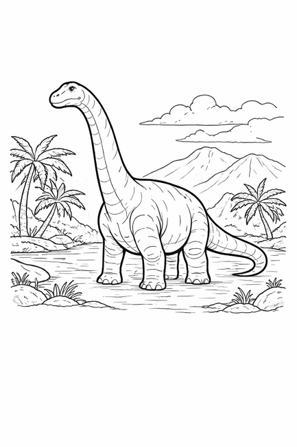 Brontowhutsit printable coloring page