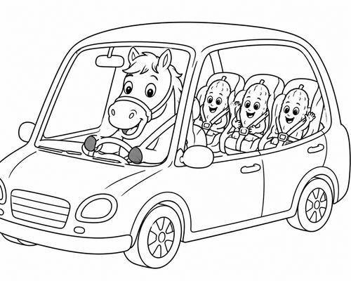 Fosterpickles printable coloring page