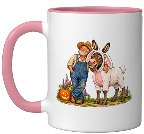 Noni & Papa Donkey Bunny Costume Mug