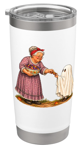 Noni & Papa Halloween Trick-or-Treat Tumbler